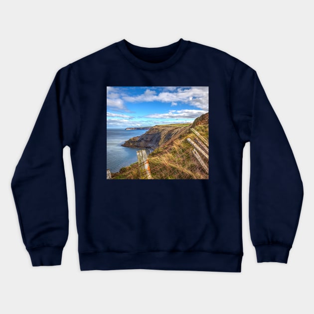 The Cleveland Way, Yorkshire, England Crewneck Sweatshirt by tommysphotos